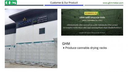 Produce cannabis drying racks - รับผลิตชิ้นงานโลหะตามแบบ ฉะเชิงเทรา