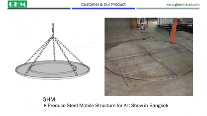 Produce Steel Mobile Structure for Art Show in Bangkok   - รับผลิตชิ้นงานโลหะตามแบบ ฉะเชิงเทรา